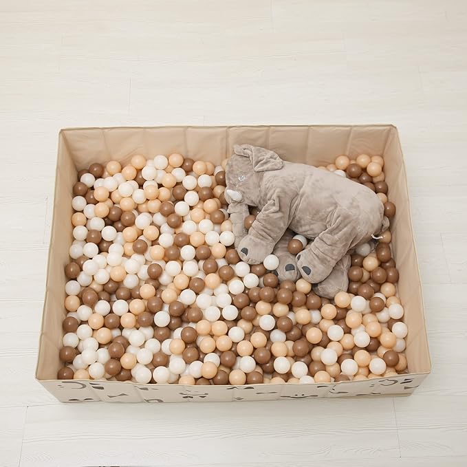 TRENDPLAY Plastic Balls for Ball Pits - Hollow Balls- Safe and Exciting Playtime - Perfect for Baby Pools, Birthday Party Decoration