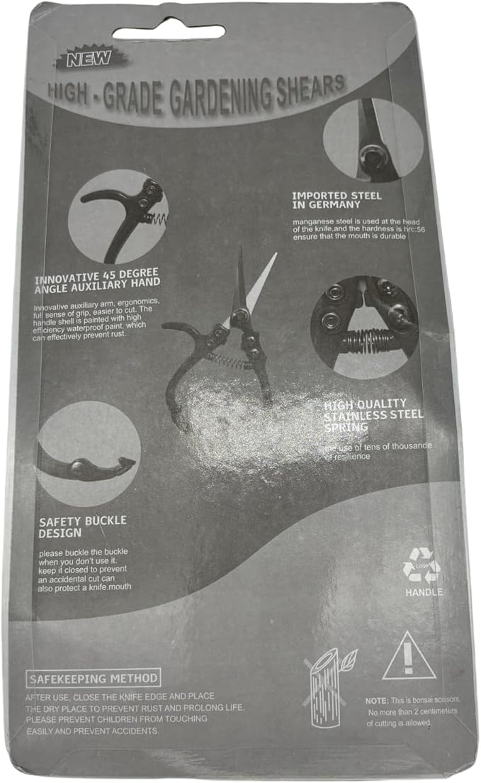 Upgrade Your Gardening Tools with Modern Pruning Shears – Precision Herb Snips, Flower Cutting Scissors, and Easy-Lock Safety Catch for Effortless Trimming.