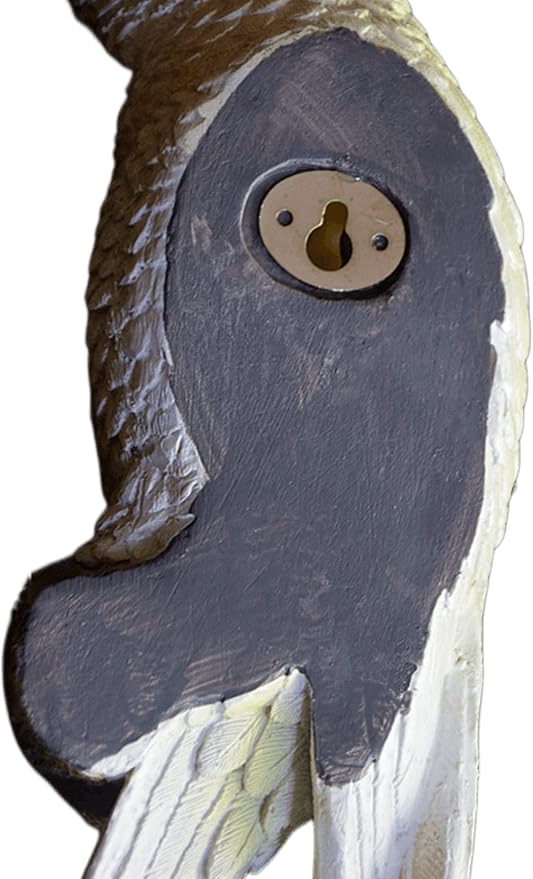 Statue Bird,Garden Decorations Bird Figurine,Resin Bird,Bird Statue Real Parrot Figurine,Flapping Macaw Bird Tropical Decor Wall Sculpture, Polyresin, Full Color