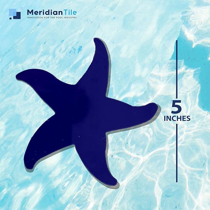 Aquatic Custom Tile Starfish Porcelain Pool Mosaic Tile, Underwater Pool Mosaic Swimming Pool Tiles, Pool Mosaics for Bottom Of Swimming Pool, Decorative Tile for Pool, Made in USA