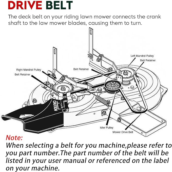 754-0346 Snowblower Auger Drive Belt 3/8" x 30" for Cub Cadet MTD Troy-Bilt White Outdoor 754-0346 954-0346 Ariens 07208400 S-tens 265-013 Toro 6552(2 Pcs)