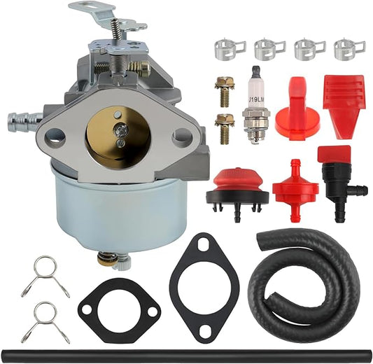 MOTOALL 632334A Snowblower Carburetor for Tecumseh 632370A 632110 632111 632334 632370 632536 640105 Replaces Tecumseh 632334 Carburetor (Normal)