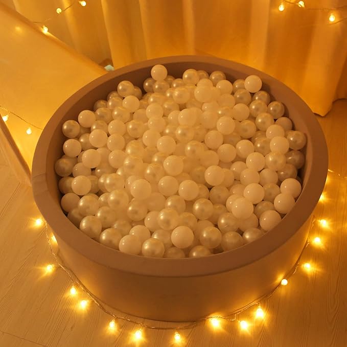 GOGOSO Ball Pit Balls Crush Proof Non-Toxic Plastic Balls Babies Kids Toy Bulk Pack 170pcs 2.2inchs