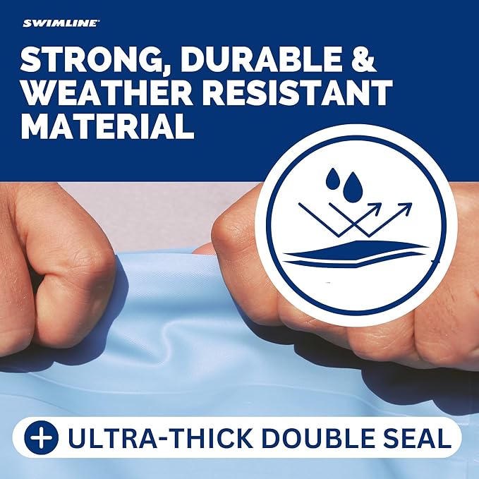 SWIMLINE HYDROTOOLS Air Pillow For Above Ground Pools Cover Winterizing | 4.5 x 15 ft Cushion Swimming Pool Closing Winter Kit | Cold Resistant Ice Equalizer Thick Blue Accessories | 1515 ACC515