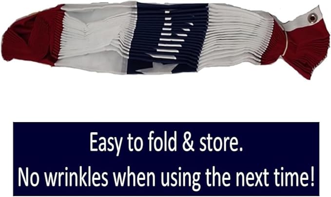 Made in America by Old Glory Bunting. American Pleated Fan Flag Bunting. 1 x 2 ft Stars & Sewn Stripes USA Indoor/Outdoor Cotton Bunting Banner. Perfect for July 4th and America 250 events.