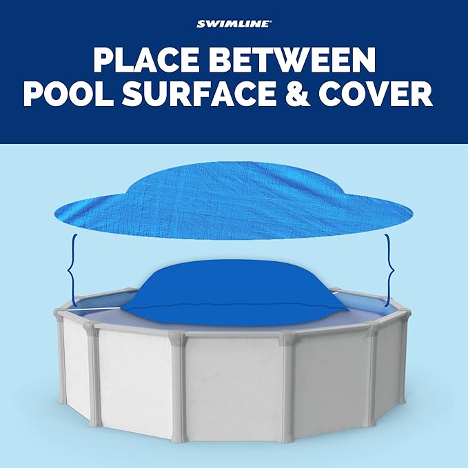 SWIMLINE HYDROTOOLS Air Pillow For Above Ground Pools Cover Winterizing 2-Pack | 4 x 4 ft Cushion Swimming Pool Closing Winter Kit | Cold Resistant Ice Equalizer Thick Pillows Accessories | 1144 ACC44