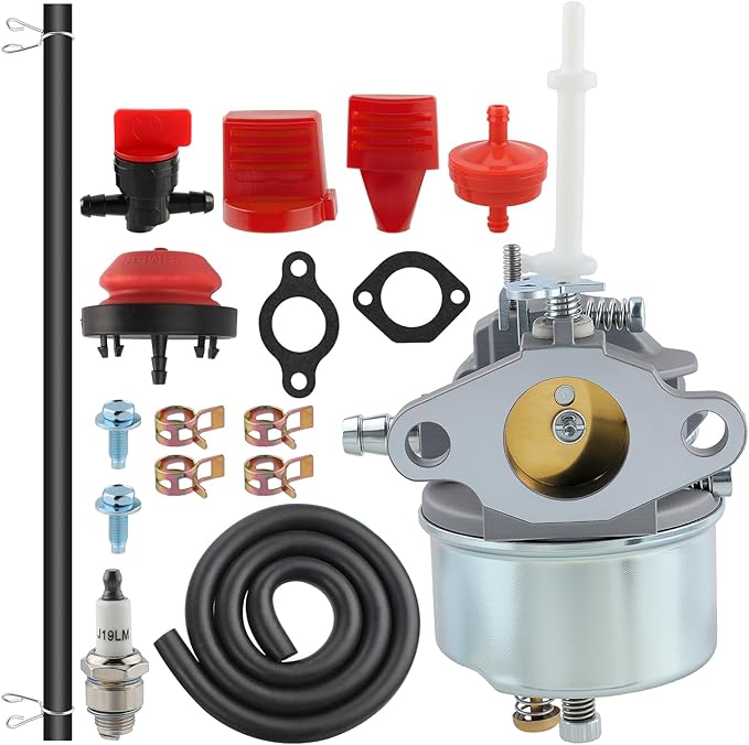 MOTOALL 632371 632371A Snowthrower Carburetor for Tecumseh H70 HSK70 Snow Carb for Stens 520-910 Snowblower