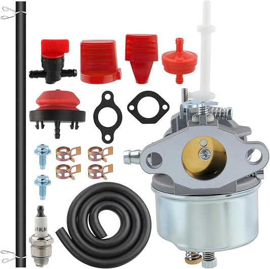 MOTOALL 632371 632371A Snowthrower Carburetor for Tecumseh H70 HSK70 Snow Carb for Stens 520-910 Snowblower