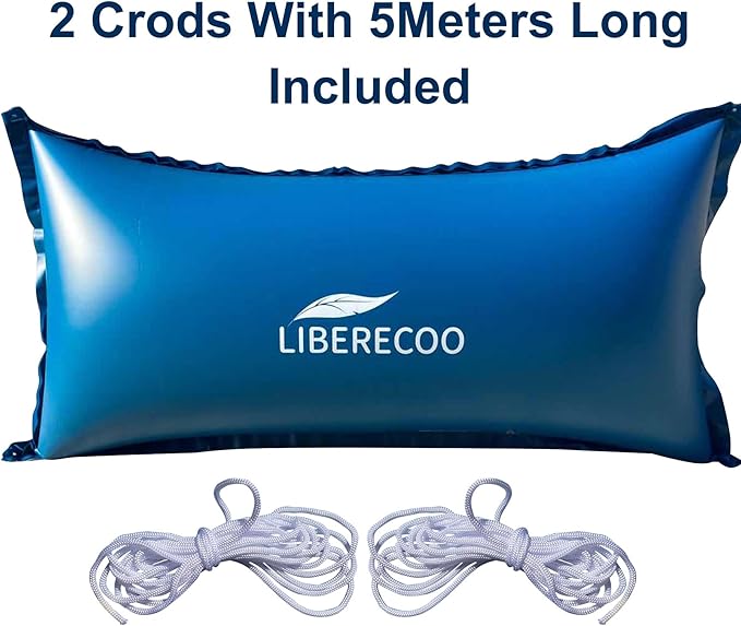 LIBERECOO 4'x8' Pool Pillows for Above Ground Pools, winterize Pool Closing kit Winter Pool Pillow.Super Durable & Strong Cold Resistant Easy Centering,Rope Included