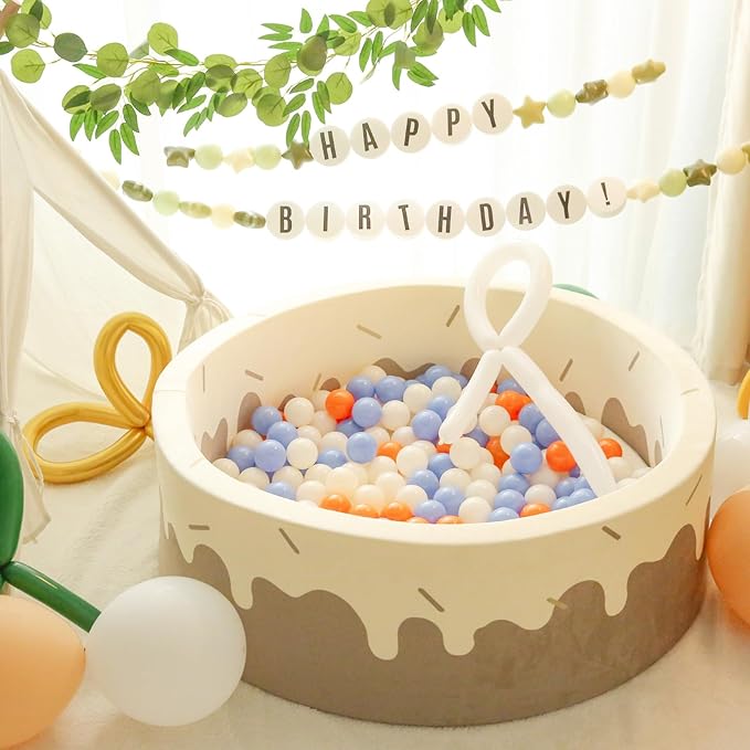 TRENDPLAY Plastic Balls for Ball Pits - Hollow Balls- Safe and Exciting Playtime - Perfect for Baby Pools, Birthday Party Decoration