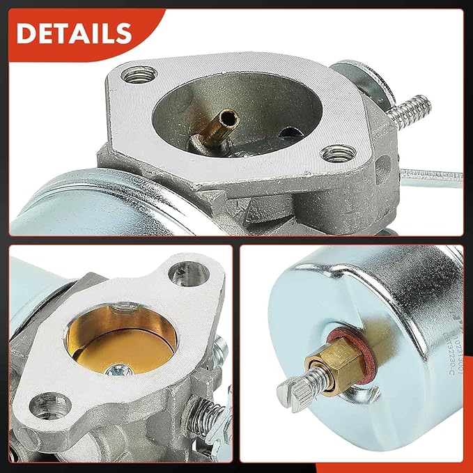 A-Premium 632230 632272 Carburetor Compatible with Tecumseh H30 H50 H60 HH60 Engine 4 Cycle Snowblower 5HP 6HP