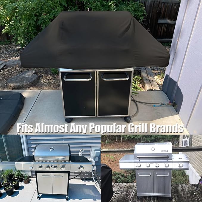 Short BBQ Grill Cover Lightweight Waterproof Outdoor Summer BBQ Gas Grill Covers 60 inches