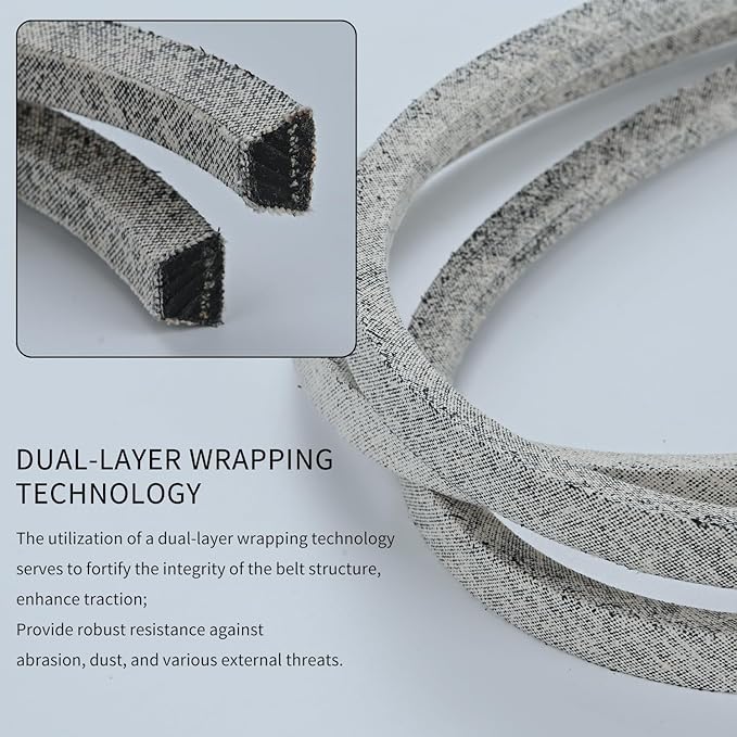 1/2 x 85'' Mower Belt for Husqvarna 532140218 Cub Cadet 754-0266 954-0266A MTD 754-0266 954-0266A 754-0266A 754-04228 954-04228 AYP 42 Inch Lawn Mower Belt Kevlar Lawn Mower Belt (754-0266)
