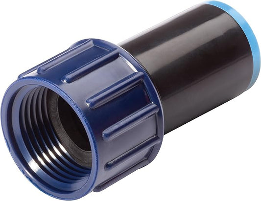 Rain Bird CA075710X Drip Irrigation Easy Fit Faucet/Garden Hose Adapter, 3/4" Female Hose Thread, .710" Diameter