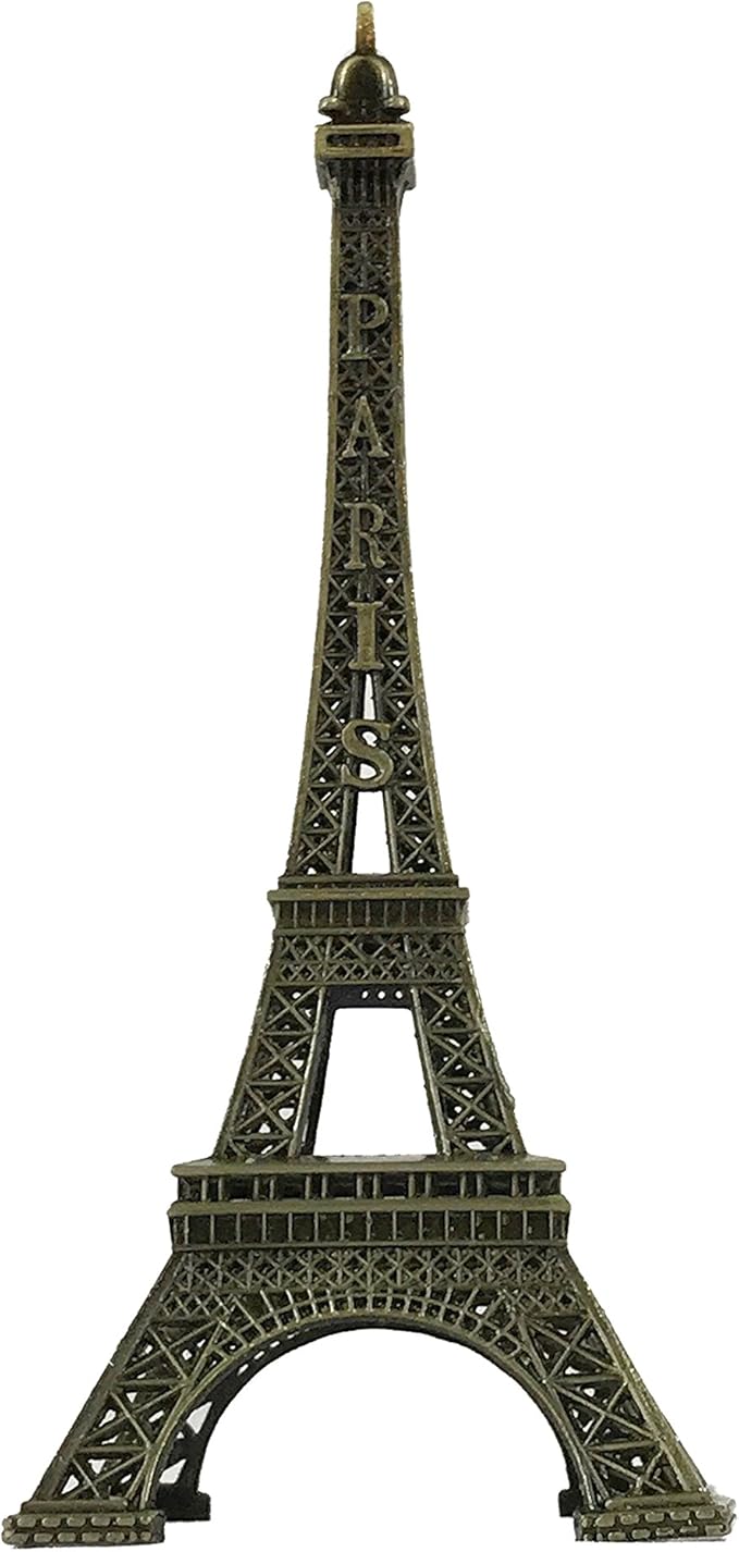 allgala 7" Eiffel Tower Statue Decor Alloy Metal, Bronze