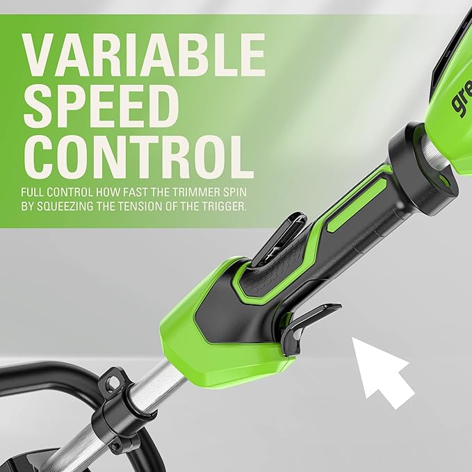 Greenworks 40V 15-Inch Torqdrive String Trimmer, Battery and Charger Not Included