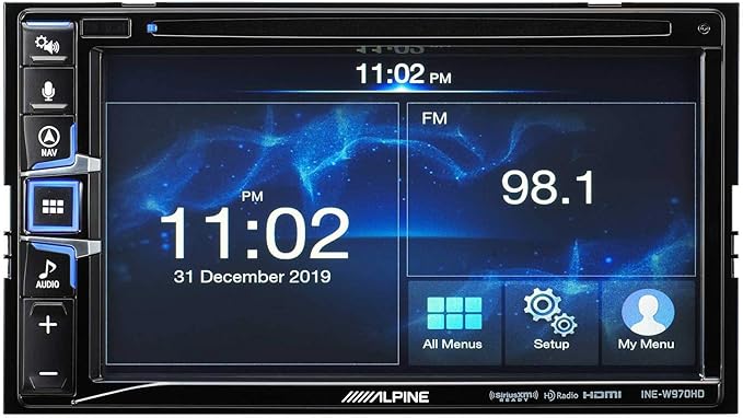 Alpine Bundle - INE-W970HD 6.5-Inch Nav Receiver with PAC RPK4-FD2101 with 8" Screen Installation Kit