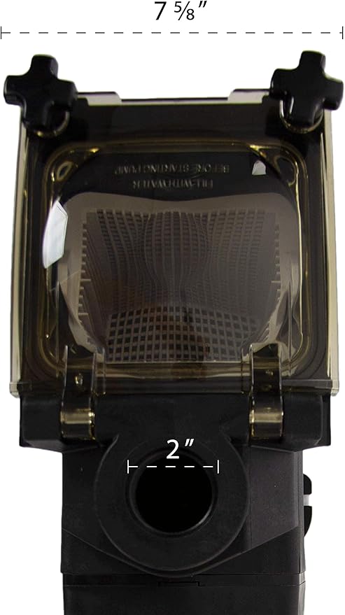 Rx Clear Ultimate Niagara 1 HP Pool Pump for Inground Swimming Pools | 56 Frame | 115/230 Volt | 11.4/5.7 Amps | Corrosion Proof | Large See-Through Strainer Cover