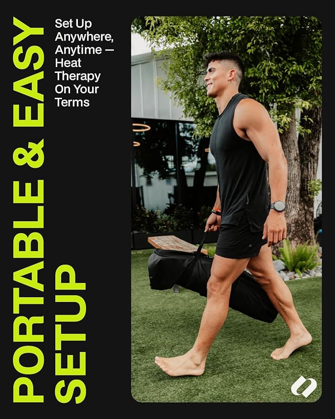 SAUNABOX XL 2 Person Steam Sauna Tent | Portable Home Sauna Box for Indoor & Outdoor Use | Bluetooth SmartSteam Control | Compact, Quick-Setup & Hygienic for Detox, Relaxation & Recovery
