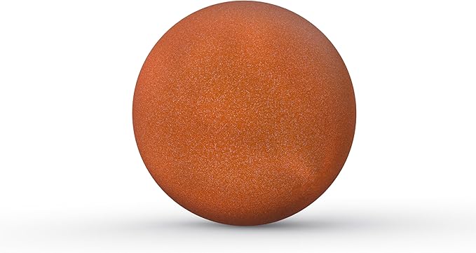 Lulu Decor, Size 14 Halloween Copper Glitter Stainless Steel Gazing Mirror Ball, Smooth Reflective Shiny Garden Decoration Globe, Thanksgiving and Halloween Decoration