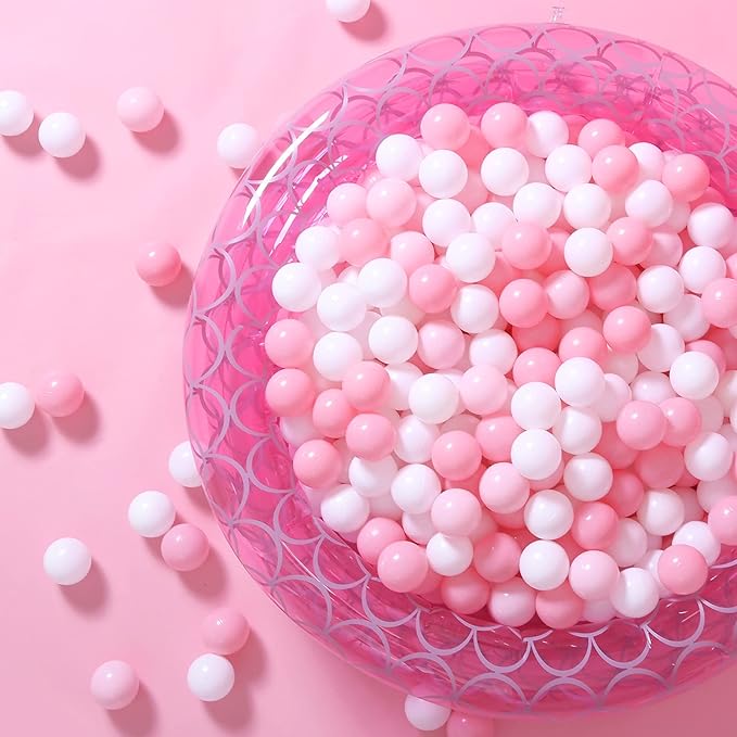 GOGOSO Ball Pit Balls Crush Proof Non-Toxic Plastic Balls Babies Kids Toy Bulk Pack 170pcs 2.2inchs