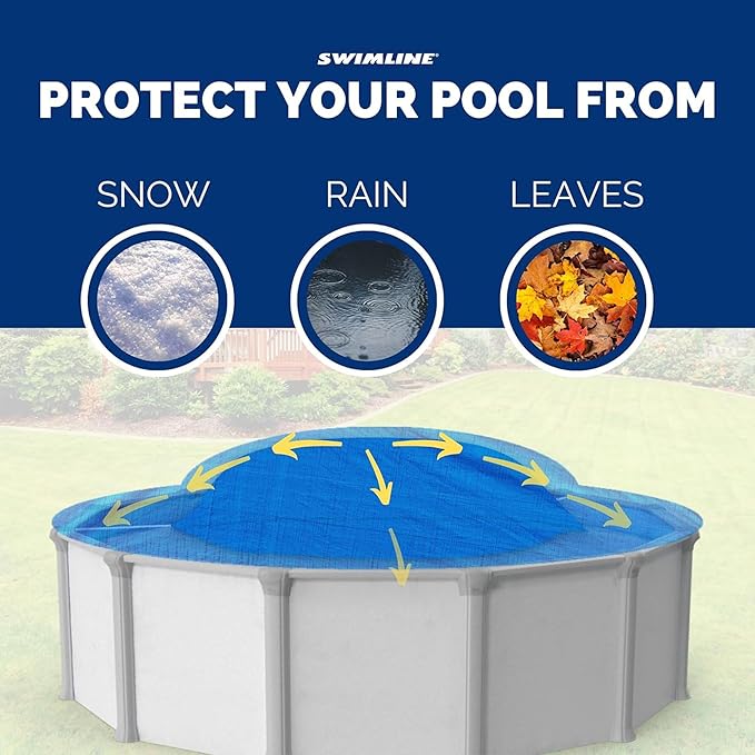 SWIMLINE HYDROTOOLS Air Pillow For Above Ground Pools Cover Winterizing | 4 x 8 ft Cushion Swimming Pool Closing Winter Kit | Cold Resistant Ice Equalizer Thick Pool Pillows Accessories | 1148 ACC48