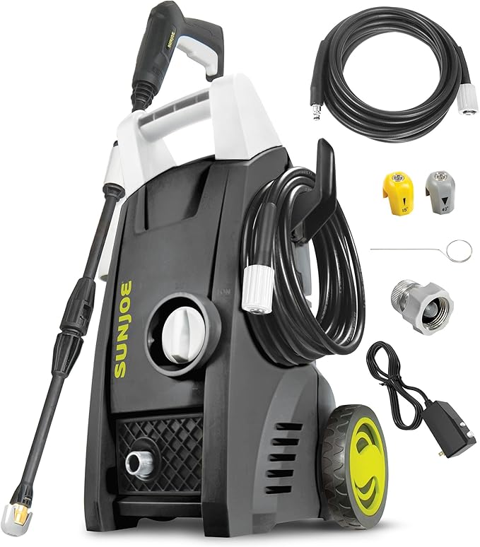 Sun Joe SPX1000 11.5-Amp Electric Pressure Washer, Green