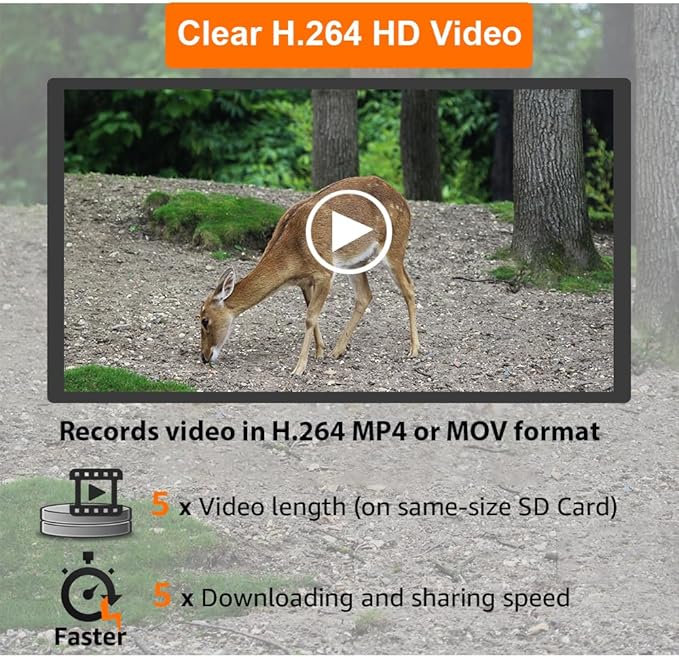 GardePro A3S Trail Camera 2 Pack, 64MP 1296p, Next-Gen Image Technology, Game Camera with Clear 100ft No Glow Night Vision, Fast 0.1s Trigger Speed Motion Activated Waterproof, H.264 MP4 Video