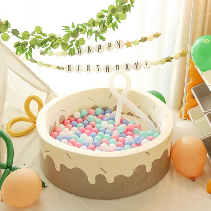 TRENDPLAY Plastic Balls for Ball Pits - Hollow Balls- Safe and Exciting Playtime - Perfect for Baby Pools, Birthday Party Decoration