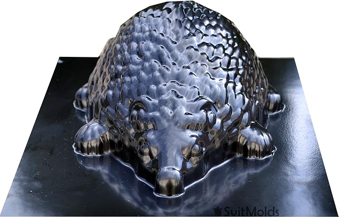 SvitMolds DIY Hedgehog Mold Cement Molds Statues for Garden Garden Decor Molds D84 (Small)
