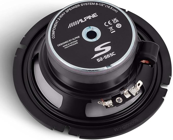 Alpine S2-S65/S2-S65C, S Series 6.5" 2-Way Hi-Res Speakers Bundle