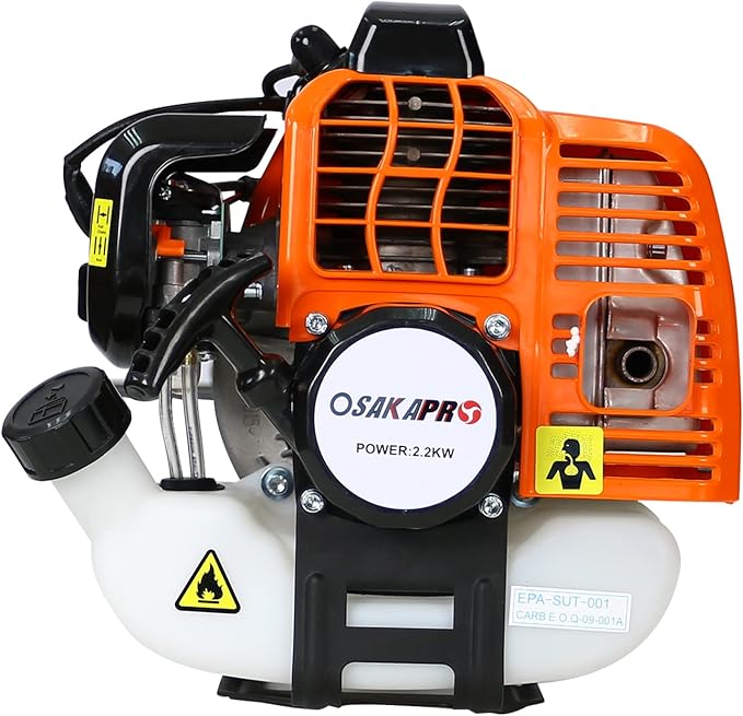 52cc 2-Cycle Gas Multi-Trimmer | 6-in-1 String Trimmer w/Rotatable Pole Saw, Weed Eater Weed Wacker, Brush Cutter & Hedge Trimmer Gas for Lawn, Yard, Garden Care, All-in-one Garden Tool