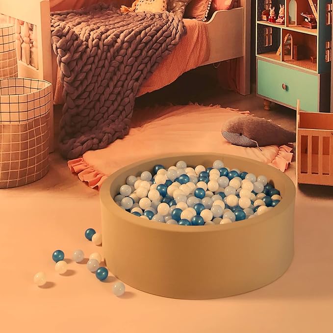 GOGOSO Ball Pit Balls Crush Proof Non-Toxic Plastic Balls Babies Kids Toy Bulk Pack 170pcs 2.2inchs