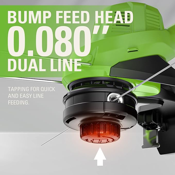 Greenworks 40V 15-Inch Torqdrive String Trimmer, Battery and Charger Not Included