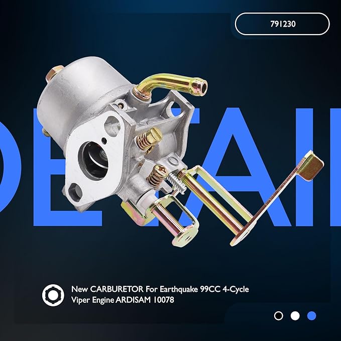 10078 Carburetor Compatible with Powermate Edger Earthquake 4-Cycle Viper Engine Ardisam 10078 14318 Coleman Predator Champion Engine Generators, Huayi OEM 79cc 80cc 99cc Carburetor