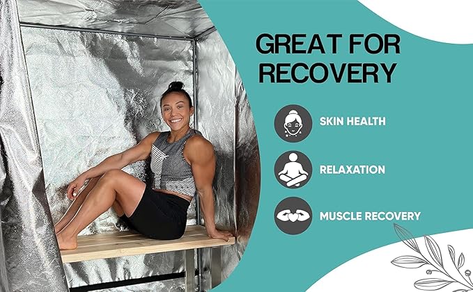 Sauna Rocket | 3-Person Full Body Sauna Portable Tent | in-Home Use for Relaxation, Recovery, and Wellness (Tent ONLY)