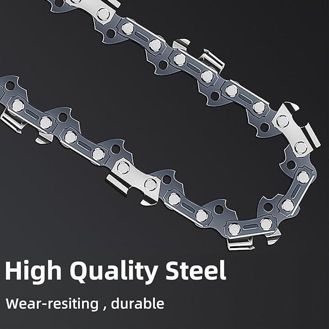 3 Pack 16 Inch Chainsaw Chain 3/8" LP Pitch, 050" Gauge, 56 Drive Links, 16" Chainsaw Chains Low-Kickback Fits for Craftsman, Ryobi, Echo, Greenworks and More