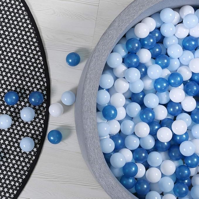 GOGOSO Ball Pit Balls Crush Proof Non-Toxic Plastic Balls Babies Kids Toy Bulk Pack 170pcs 2.2inchs