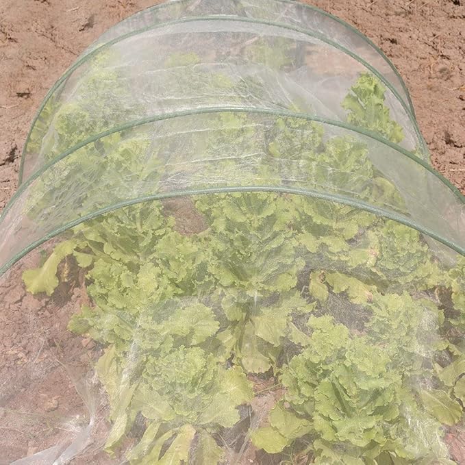 6.5Ft x 100ft Mosquito Bug Insect Bird Fine Mesh Net Barrier Hunting Blind Garden Screen Netting for Protect Your Plant Fruits Flower