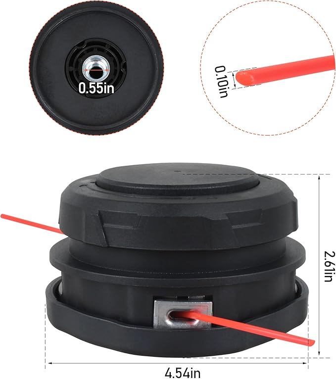 AH1531 Trimmer Head Replacement Ego String Trimmer 15-Inch(Anti-Clockwise) Models ST1534 ST1530 STA1500 MST1501 MHC1502 (AH1531 Trimmer Head（1 Pack）)
