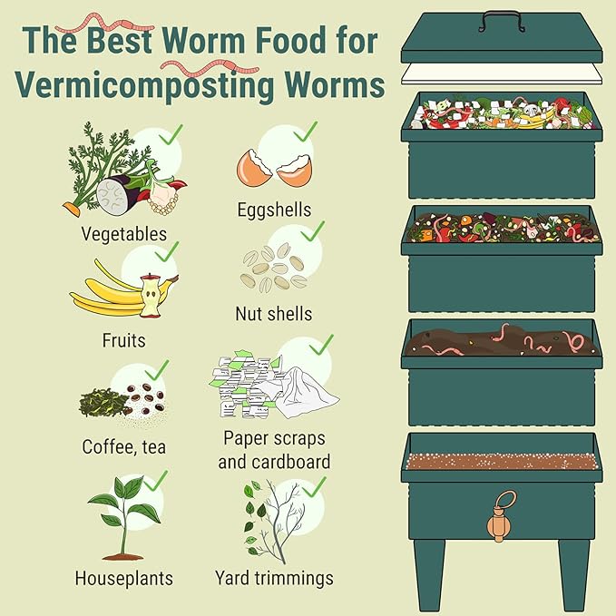 Zubebe 8 Pcs 2 ft x 2ft Worm Blanket Farm Kit Worm Bin Blanket Worms for Composting Fits Many Bin Bag for Keeping Worms Dark Moist Warm Outdoor Garden Compost Bin Farm Compost Factory