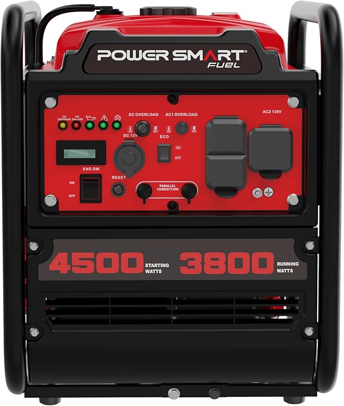 PowerSmart 4500-Watt Portable Generator with Inverter Technology, CO Protect, Home Use