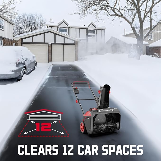 PowerSmart 40V Cordless Snow Blower 21-in Snow Blower Battery Powered, Battery and Charger Included, HB2421A