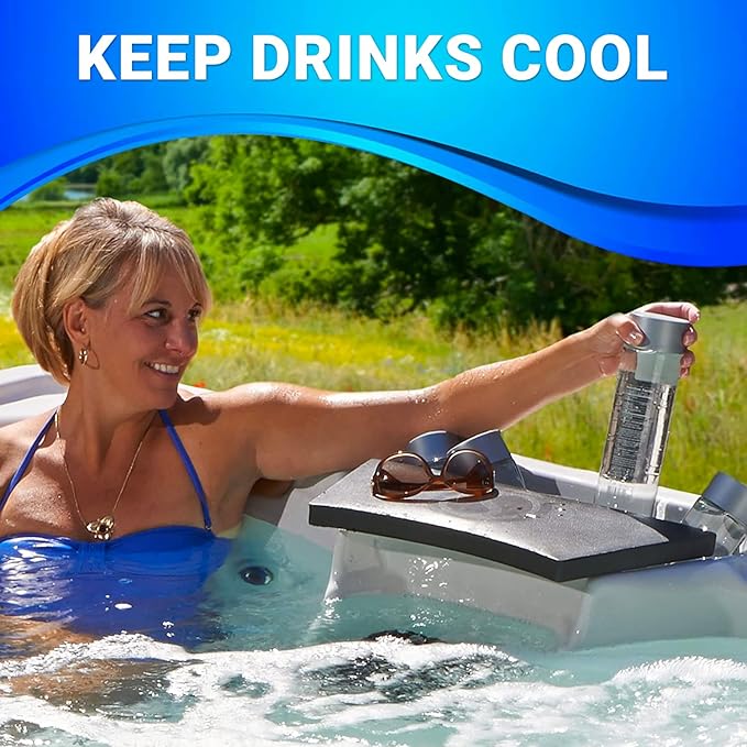 AquaLife Edgewater® 5-6 Person 28-Jet Acrylic Lounger Hot Tub with Ozonator