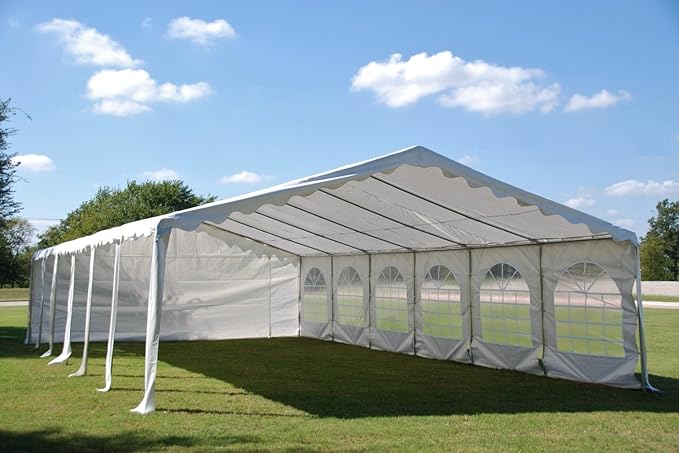DELTA 40'x20' Budget PE +(2) Long Bag+(1) Short Bag, Large Party Tent,Event Canopy, carpas para Fiestas.Wedding Tents Garden Shelter Gazebo,Outdoor Canopy, with Waterproof Top Cover