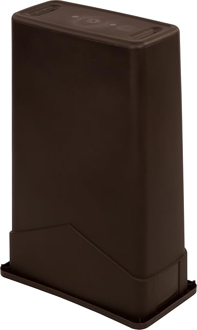 Carlisle FoodService Products 34202369 TrimLine Rectangle Waste Container Trash Can Only, 23 Gallon, Dark Brown