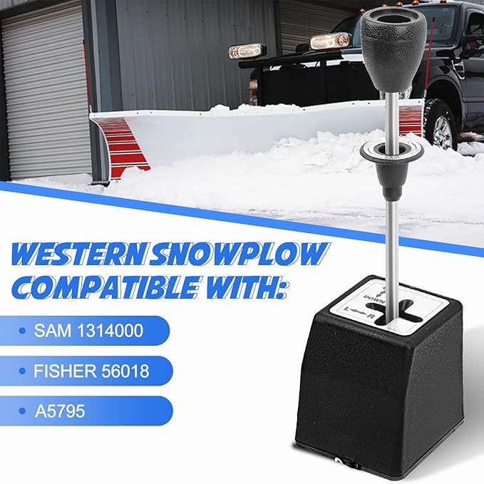 Snowplow Handheld Controller with Lift Control Cable, Fit for Western Snowplow, OE SAM 1314000, Fisher 56018, A5795