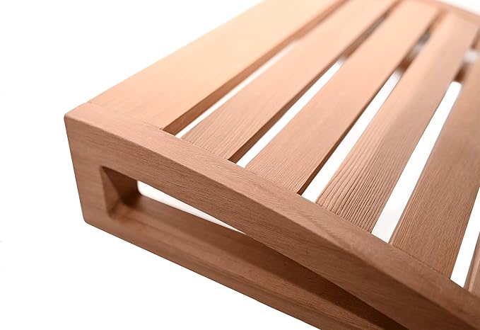 HSE Cedar Modern Sauna Headrest (1, Red Cedar)