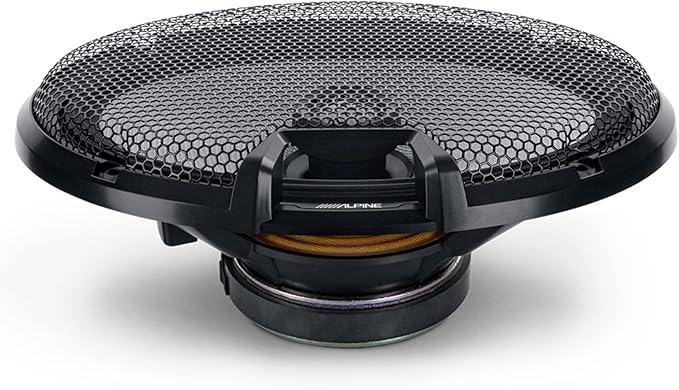 Alpine 6x9 R2 High-Resolution Speaker Bundle - A Pair of R2-S69C 2-Way Component Speakers & a Pair of R2-S69 6x9 Coaxial Speakers