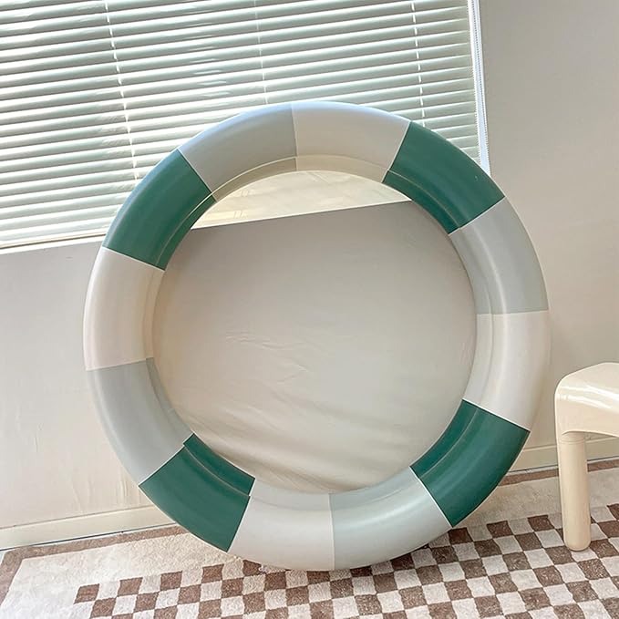 Keenso Inflatable Pool Thickened Blow Up Pool for Kids with Cute Style, Harmless Material, Wide Uses, Suitable for Indoor or Outdoor Play